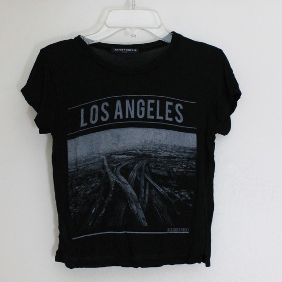 Brandy Melville Tops La Graphic Brandy Melville Tee Poshmark