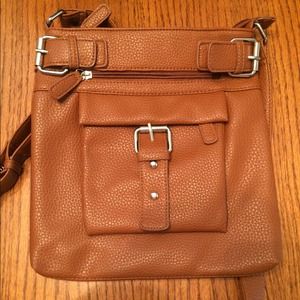 Brown crossbody purse