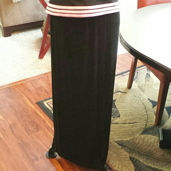 Long black skirt