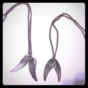 Matching winged necklaces