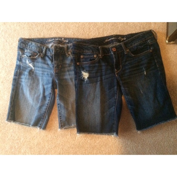 AEO Bermuda Jean shorts