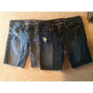 AEO Bermuda Jean shorts