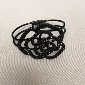 Black rose bracelet