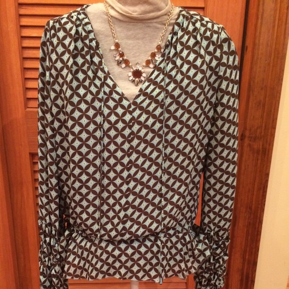 Patterned Tory Burch Blouse