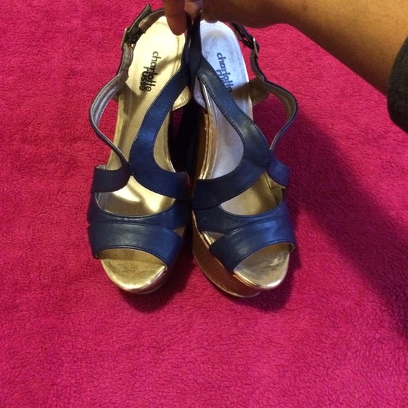 Navy blue heels