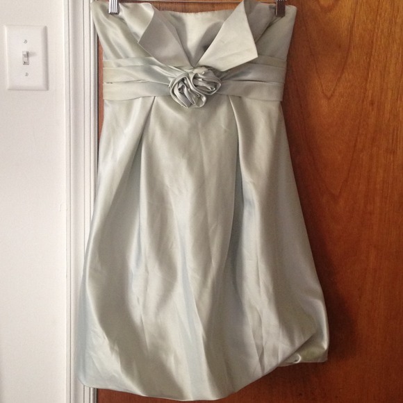 Mint Strapless Dress