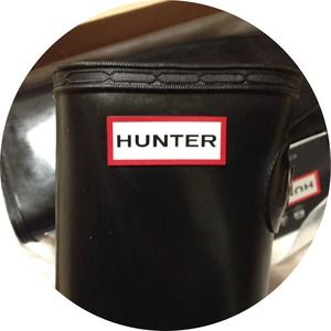 NWT Hunter Black Original Gloss Boots