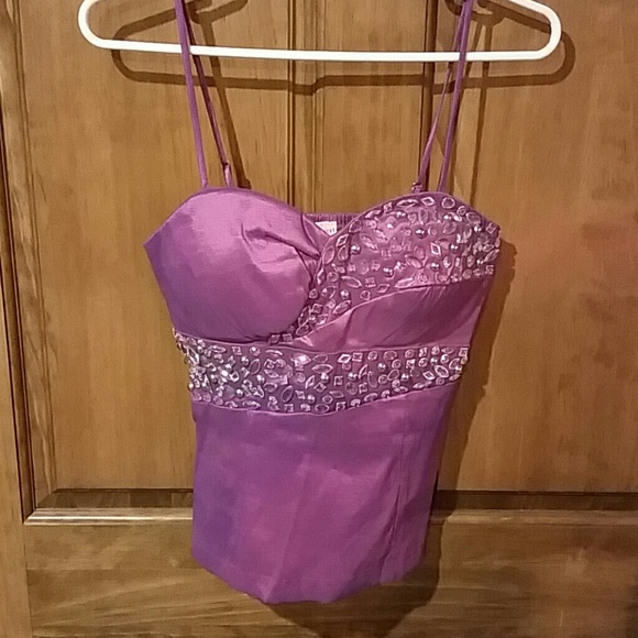 Purple Crop Top - Picture 1 of 4