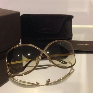 Tom Ford Rickie Oversized Soft Square Sunglasses