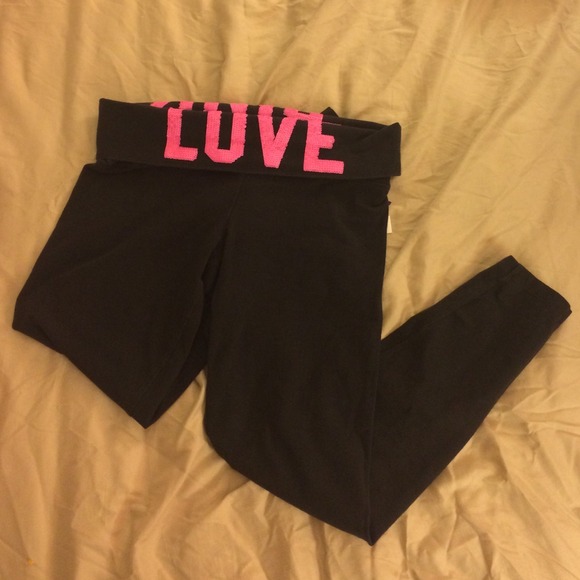 🎉PRICE DROP🎉VS PINK Sequin Yoga Leggings