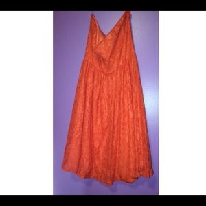 Pink dress with a bow in the back