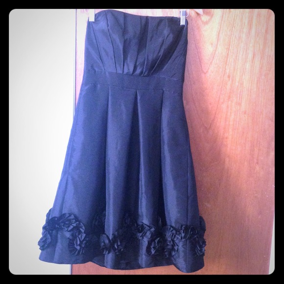 Black Strapless Dress