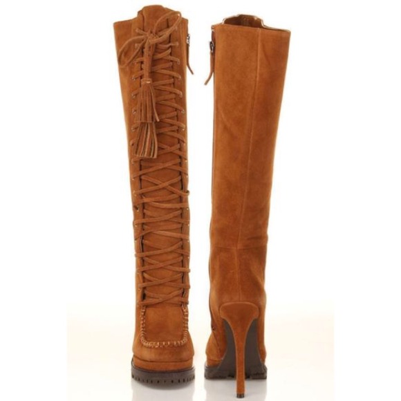 BEBE Rowdy Boots (Caramel)