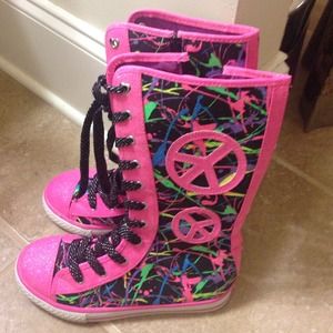 Girls Justice LaceUp Boots