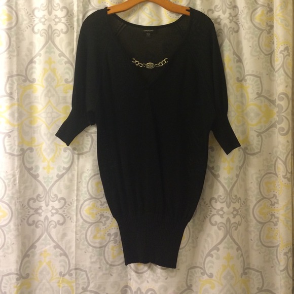 Bebe black sweater dress - Picture 1 of 3