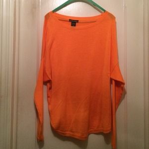 Stylish Orange sweater from NY and Co