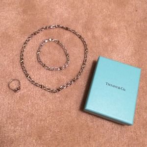 3 Tiffany items, 14k Gold & Sterling Silver w/ box