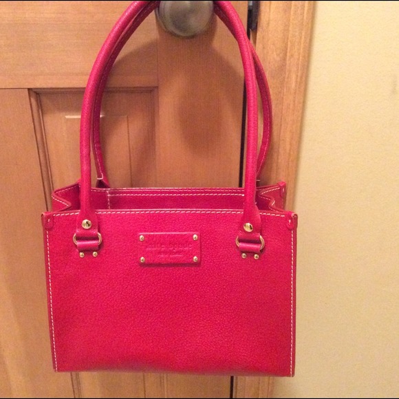 Kate Spade Red Leather Handbag