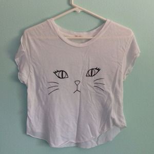 Brandy Melville Cat Crop Top