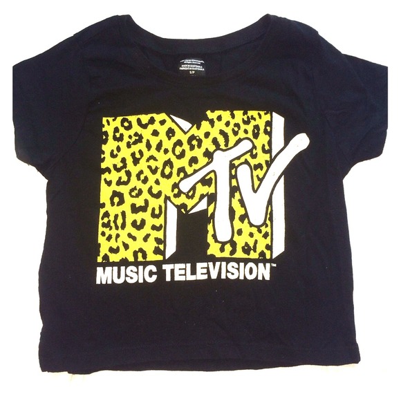 Leopard MTV Crop Tee