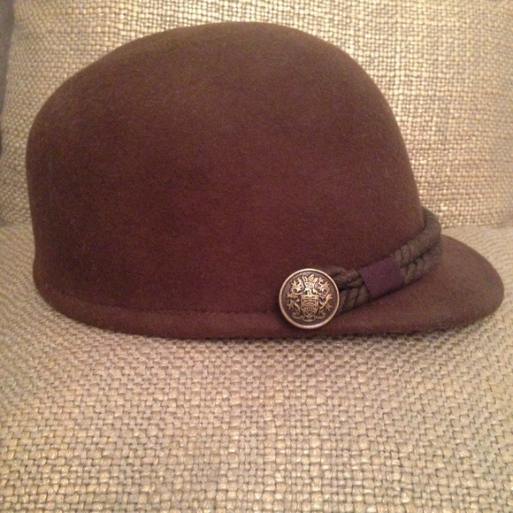 Felt Brown Cap - Picture 3 of 3
