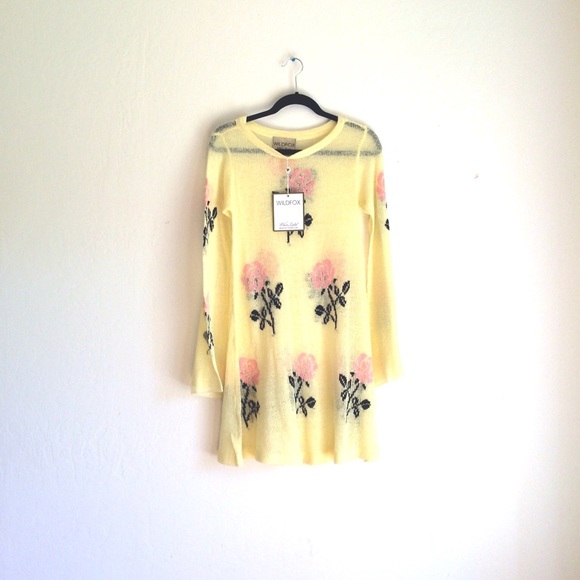 ๐ธHP Wildfox Couture Just For You Floral Sweater - Picture 3 of 4