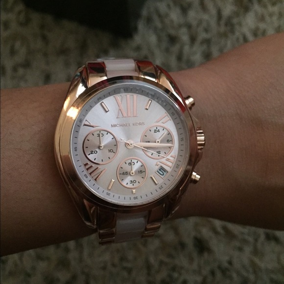 MK rose gold watch main image 4