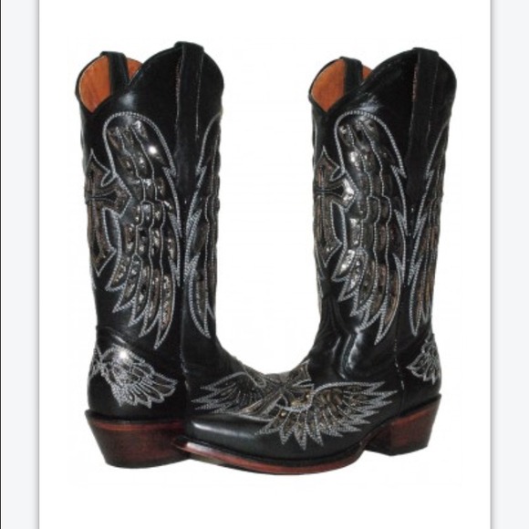 Black with sequins Soto cowboy boots