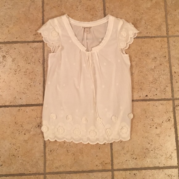 J.Crew Embroidered Shirt