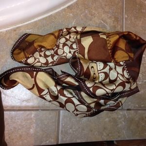 Coach silk scarf