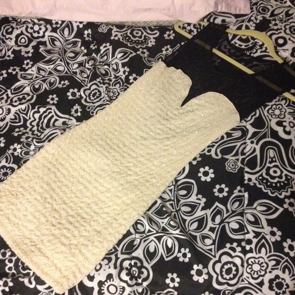 Little white sparkly dress