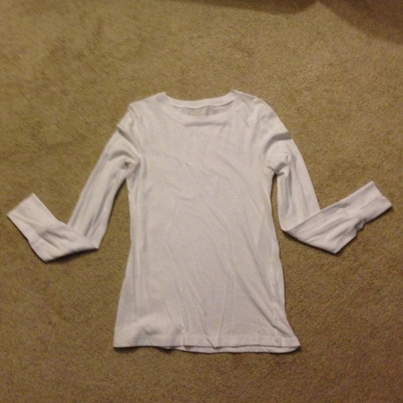 White long sleeve shirt