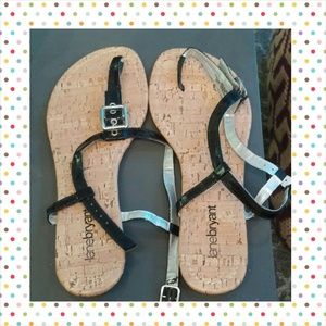 Size 11 Lane Bryant Strappy Flat Sandals