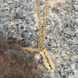GAME DAY SALE! Florida goldtone necklace