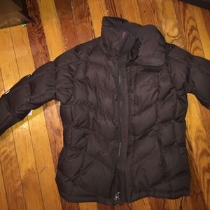 Never worn North Face brown down jacket