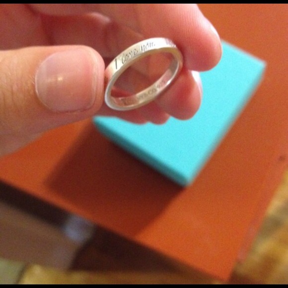 Tiffany & Co. "I love you" ring