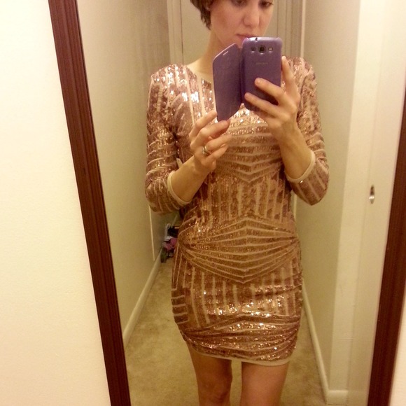 SOLD!! Sequined dress NWT - Picture 2 of 3