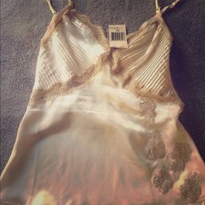 Guess XS satin camisole NWT