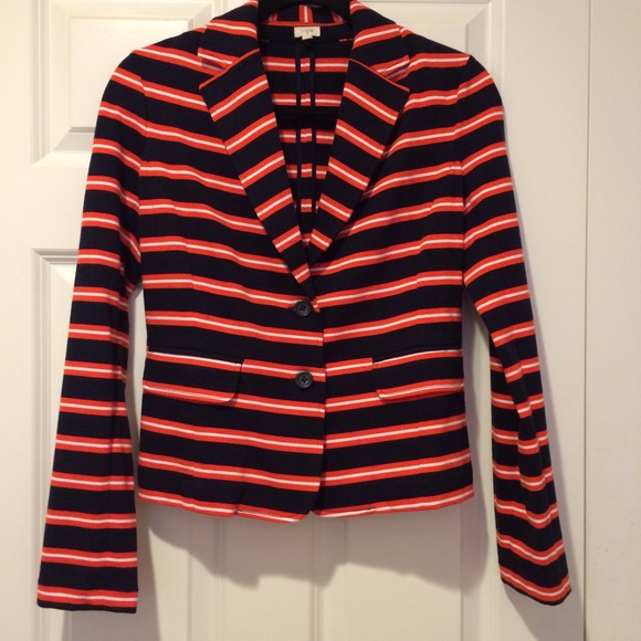 J. Crew striped blazer, brand new condition!