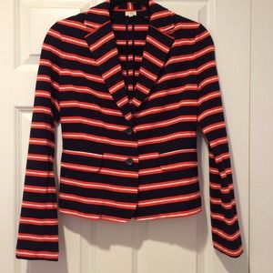J. Crew striped blazer, brand new condition!