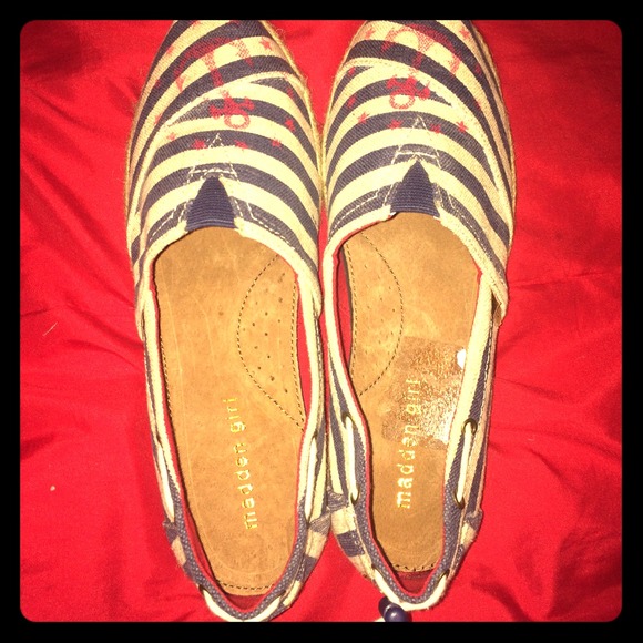 Madden Girl Nautical canvas shoes ( NWOT)