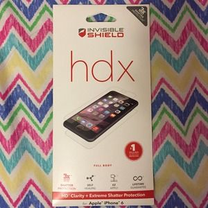 Reduced invisible shield for iPhone 6