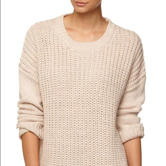 Gorgeous pale pink chunky sweater
