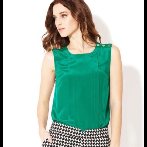 Trina Turk Cassidy Top Emerald