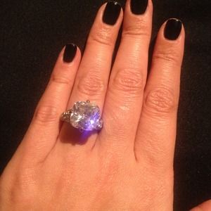 CZ engagement ring