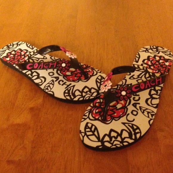 Coach Flip Flops