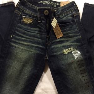 American eagle hi rise jeggings