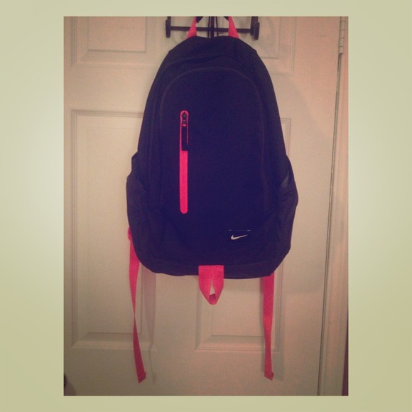 Black/Pink Nike Backpack