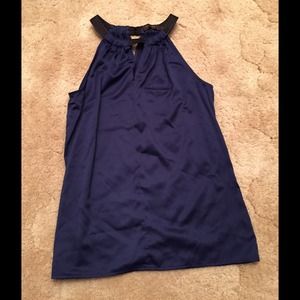 The Limited Navy Halter Top