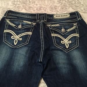 Rock Revival Elaina Boot Jeans Size 34R